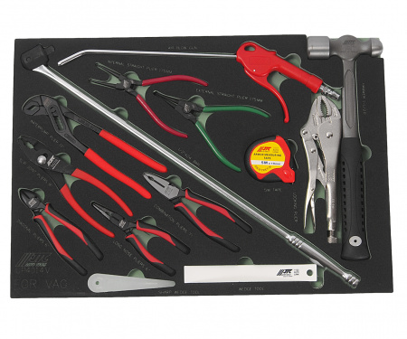 JTC Набор инструментов 14 предметов слесарно-монтажный (VAG) в ложементе JTC JTC Набор инструментов 14 предметов слесарно-монтажный (VAG) в ложементе JTC