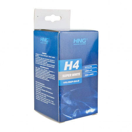 Автолампа H4 (75/70) P43t SUPER WHITE 5500K 24V HNG /1/10/250