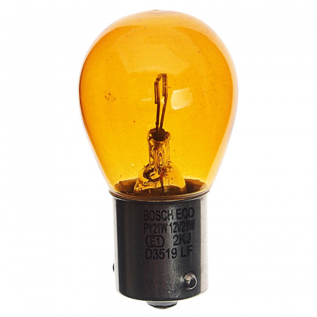 Автолампа PY21W (BAU15s) YELLOW PURE LIGHT 12V BOSCH /10