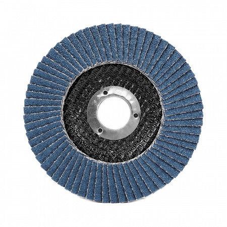 Круг MESSER шлифовальный лепестковый торцевой конический (циркониевый электрокорунд) Z80(К) 125х22