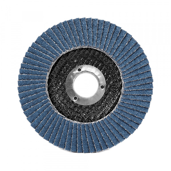 Круг MESSER шлифовальный лепестковый торцевой конический (циркониевый электрокорунд) Z80(К) 125х22