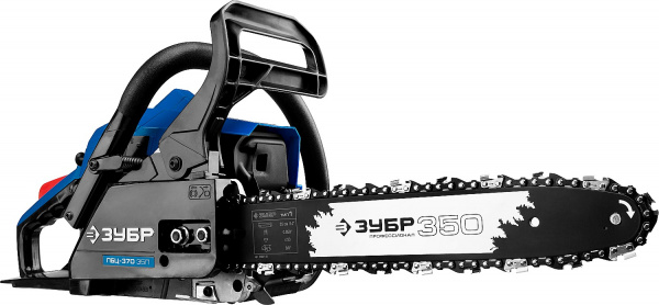 ЗУБР 37 см3, 35 см, бензопила, Профессионал (ПБЦ-370 35П)