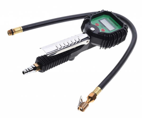 Пистолет для подкачки шин RF-23706 с цифровым манометром (0-18bar) ROCKFORCE /1/30 Пистолет для подкачки шин RF-23706 с цифровым манометром (0-18bar) ROCKFORCE /1/30