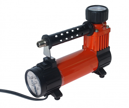 Компрессор АГРЕССОР AGR-30L поршневой с фонарем 140W 105PSI (30л/мин) 12V AUTOPROFI /1/8