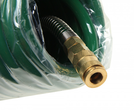 Шланг витой RF-1410-15M полиуретановый 10 х 14мм х 15м с быстроразъемами ROCKFORCE /1/20