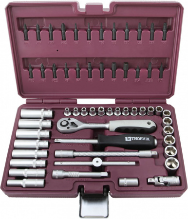 TS057 Набор инструмента 1/4"DR, 57 предметов TS057 Набор инструмента 1/4"DR, 57 предметов