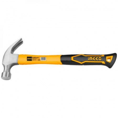 Молоток-гвоздодёр 220 гр  INGCO HCH80808