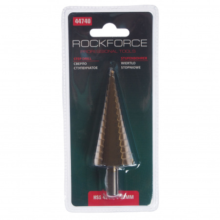 Сверло ступенчатое  HSS 4241(4-32мм), в блистере  ROCKFORCE /1