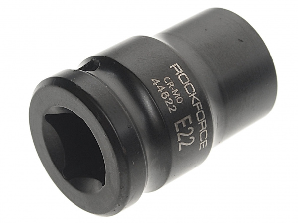 Головка торцевая TORX ударная 1/2", E22 ROCKFORCE RF-44622 /1/10/240 Головка торцевая TORX ударная 1/2", E22 ROCKFORCE RF-44622 /1/10/240