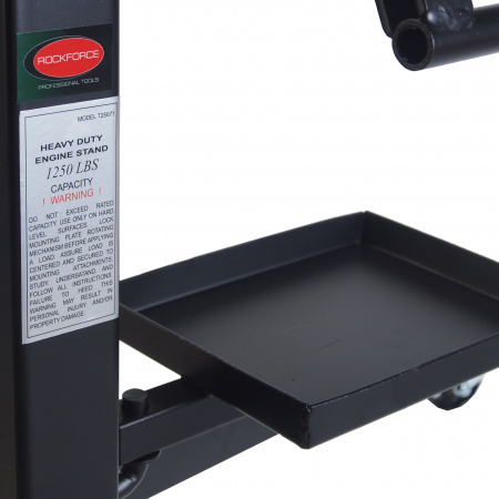 Кантователь двигателя RF-T25672 570кг с полкой для инструмента ROCKFORCE /1/10