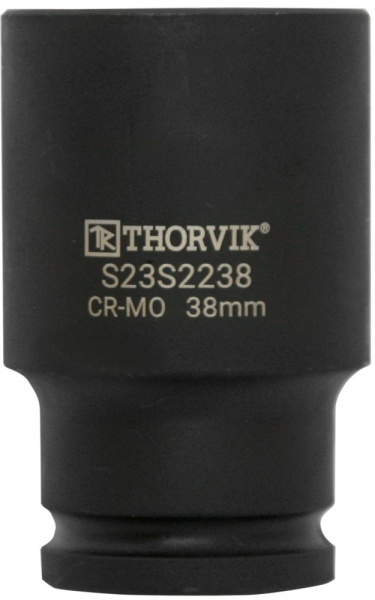 S23S2238 Головка торцевая ударная глубокая 12-гранная 1/2"DR, 38 мм S23S2238 Головка торцевая ударная глубокая 12-гранная 1/2"DR, 38 мм