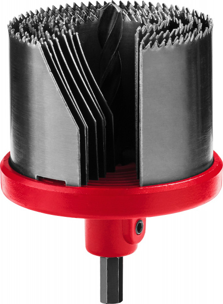 ЗУБР 7 шт, (26-32-38-45-50-56-63 х 42 мм), наборная кольцевая пила по дереву (29593-H7-42)