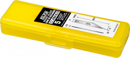 OLFA 6 мм, для ножа, перовые лезвия (OL-KB4-S/5)