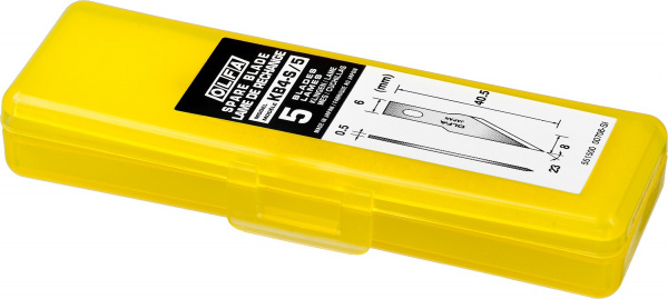 OLFA 6 мм, для ножа, перовые лезвия (OL-KB4-S/5)