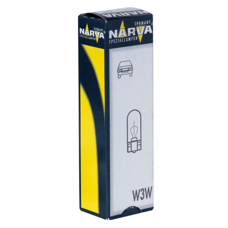 Автолампа W3W (W2.1*9.5d) 12V NARVA /10/200 HIT