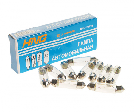 Автолампа C5W (SV8.5) 39мм 24V HNG /10/5000