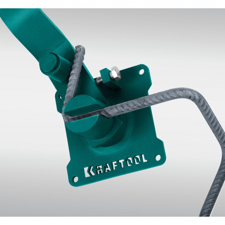KRAFTOOL 12 E, острый гиб, на подшипнике, ручной станок для гибки арматуры (23303)