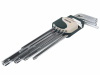 Набор ключей шестигранных RF-5093TXL: HEX/TORX, экстрадлинных (Hex:1.5,2,2.5,3, 4,5,6,8,10; Torx:T10,T20,T27,T30,T40,T50,T55) 9пр. ROCKFORCE /1