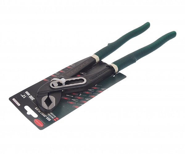 Пассатижи RF-613R300 переставные сантехнические Cr-V 12" -300мм, на блистере ROCKFORCE /1/10