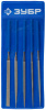 ЗУБР 140 х 75 мм, 5 предметов, P 140, набор алмазных надфилей в пакете PVC (33386-140-H5)