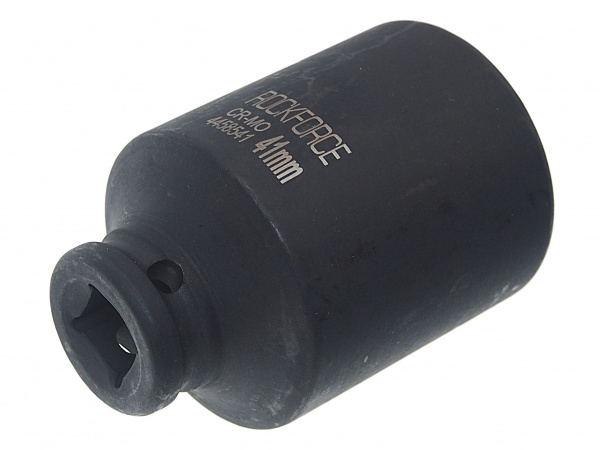 Головка торцевая 41мм 1/2" 6-гранная ударная удлиненная L=80мм ROCKFORCE RF-4458541 /1/10 Головка торцевая 41мм 1/2" 6-гранная ударная удлиненная L=80мм ROCKFORCE RF-4458541 /1/10