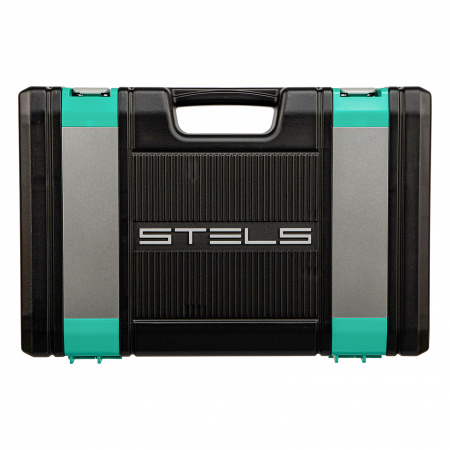 Набор инструментов, 1/2", Cr-V, S2, усиленный кейс, 58 предметов Stels Набор инструментов, 1/2", Cr-V, S2, усиленный кейс, 58 предметов Stels