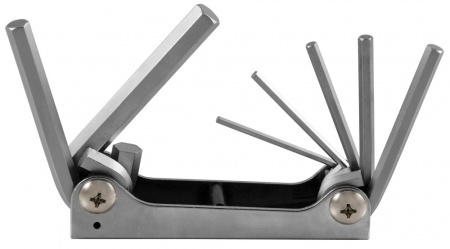 H01M07SF Набор ключей торцевых шестигранных в ключнице, 7 предметов