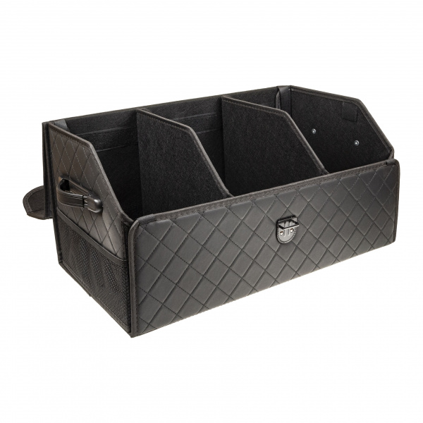 Органайзер в багажник ORG-60GF BK/BK (30х30х60см) чёрный AUTOPROFI /1/5 Органайзер в багажник ORG-60GF BK/BK (30х30х60см) чёрный AUTOPROFI /1/5