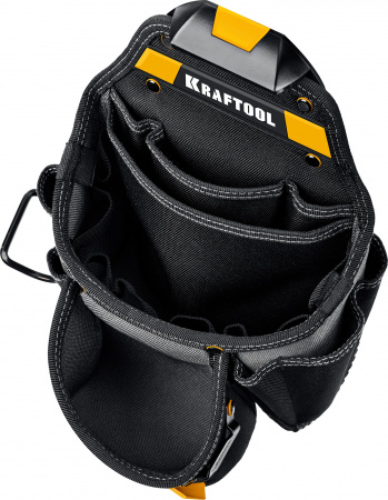 KRAFTOOL KBS-3 пояс монтажника, в комплекте: пояс монтажника, большая сумка, малая сумка (38762)