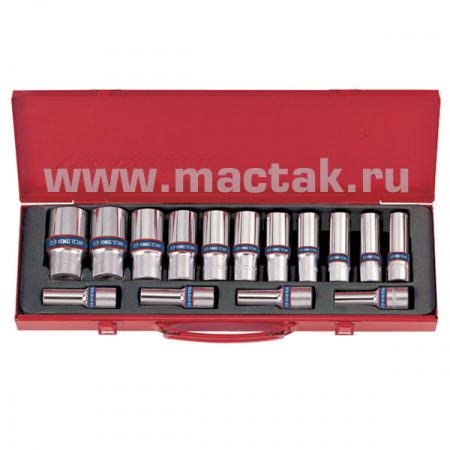 1/2” комплект  глубоких  торцевых головок 4315MR
