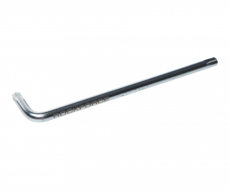 Ключ TORX T27H RF-76727L: Г-образный удлиненный с отверстием ROCKFORCE /1/10