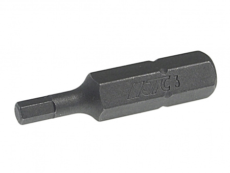 JTC Бита HEX H3х30мм 1/4" DR 6-ти гранная JTC