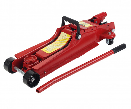 Домкрат гидравлический ER-82103 подкатной 2,5т с низким подхватом (выс.подъема 85-385мм) ЭВРИКА /1