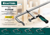 KRAFTOOL Forge FF-200/100, 100 х 200 мм, цельнокованая струбцина F (32014-100-200)