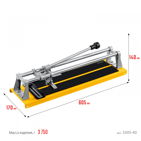 STAYER 400 мм усиленный ручной плиткорез (3305-40)