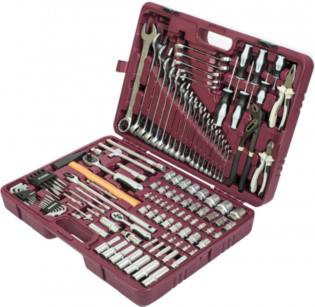 UTS0127 Набор инструмента универсальный 1/4", 1/2"DR, 127 предметов