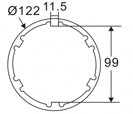 JTC Головка ступичная для задней оси грузовых автомобилей (MERCEDES 2636) JTC