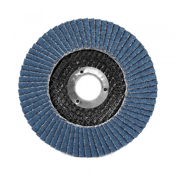 Круг MESSER шлифовальный лепестковый торцевой конический (циркониевый электрокорунд) Z60(К) 125х22