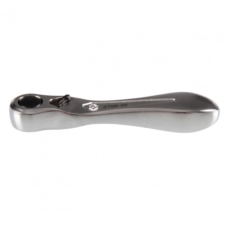 Трещотка 1/4", 88 мм, 60 зубцов, флажковая, для вставок (бит) KING TONY 276B-0225