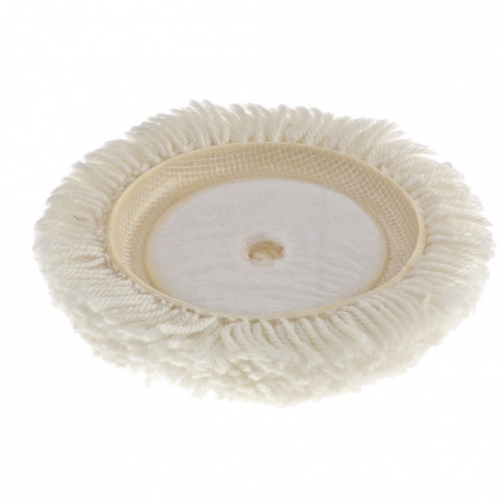 Насадка полировальная "под липучку", 125 мм, плетеная шерстяная нить Matrix