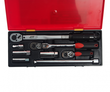 JTC Набор головок для свечей зажигания с динамометрическим ключом 3/8" 8 предметов в кейсе JTC