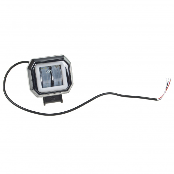 Фара рабочего света MIS-20W(SQ) с подсветкой квадратная 120х100мм 10-30V MISTAR /1 Фара рабочего света MIS-20W(SQ) с подсветкой квадратная 120х100мм 10-30V MISTAR /1