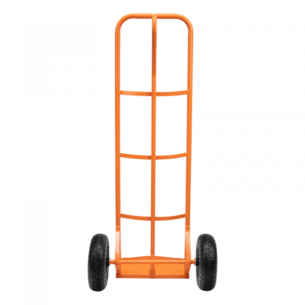 Тележка ручная двухколесная НТ1805, грузоподъемность 150 кг, пневматические колеса D 260 мм, платформа 350 х 235 мм Сибртех