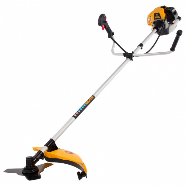 Триммер бензиновый DR-52, 52 см3, неразъемная штанга, состоит из 2 частей Denzel 