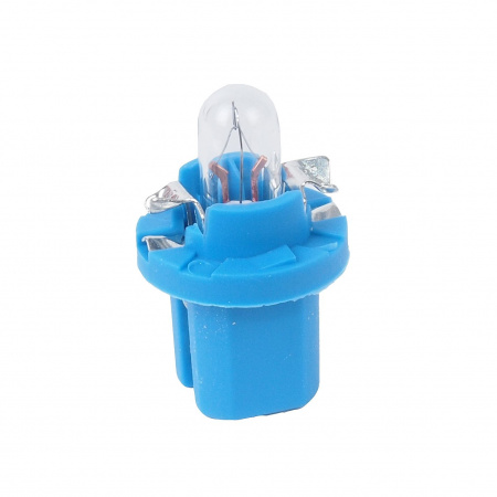 Автолампа BAX1.2W с голубым патроном (BХ8.5d) 12V OSRAM /10/500/4000 HIT