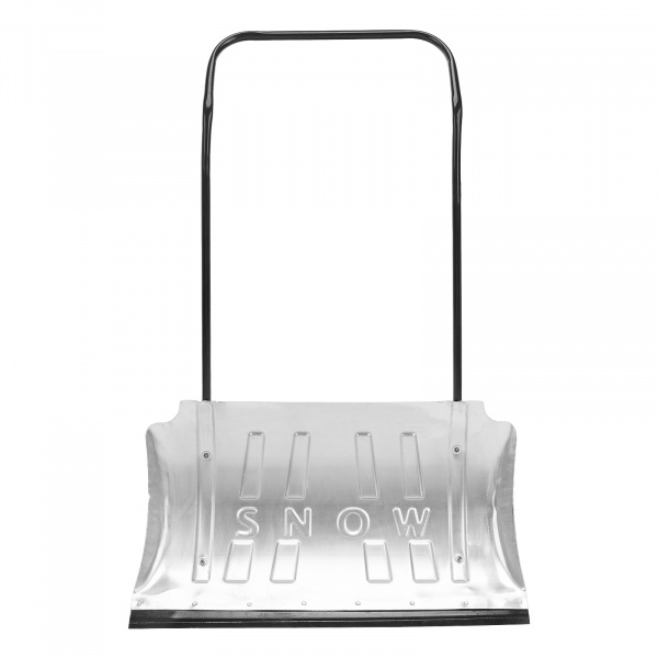 Движок для уборки снега алюминиевый, 750 х 420 х 1120 мм, усиленный, стальная рукоятка, Россия, Сибртех