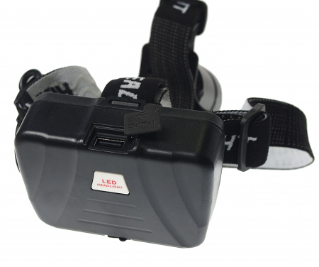 Фонарь RF-01156 светодиодный аккумуляторный налобный (10W LED,1500Lm,,2000mAh,зарядка12V,время раб.4ч,время заряд.6ч,защита гнезда зарядки)ROCKFORCE /