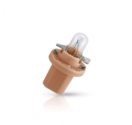 Автолампа BAX1.5W с бежевым патроном (B8.4d) 12V PHILIPS /10/200