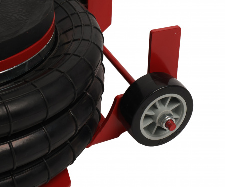 Домкрат подкатной пневматический 3т(6-12bar, h min 135мм, h max 450мм, 3 подушки, Ø270мм) ROCKFORCE /1