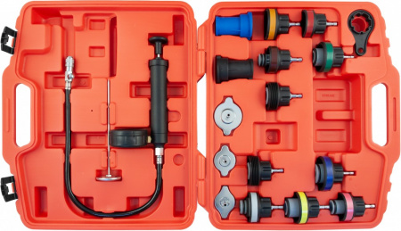 RPTS18 Набор для тестирования герметичности системы охлаждения, 18 предметов